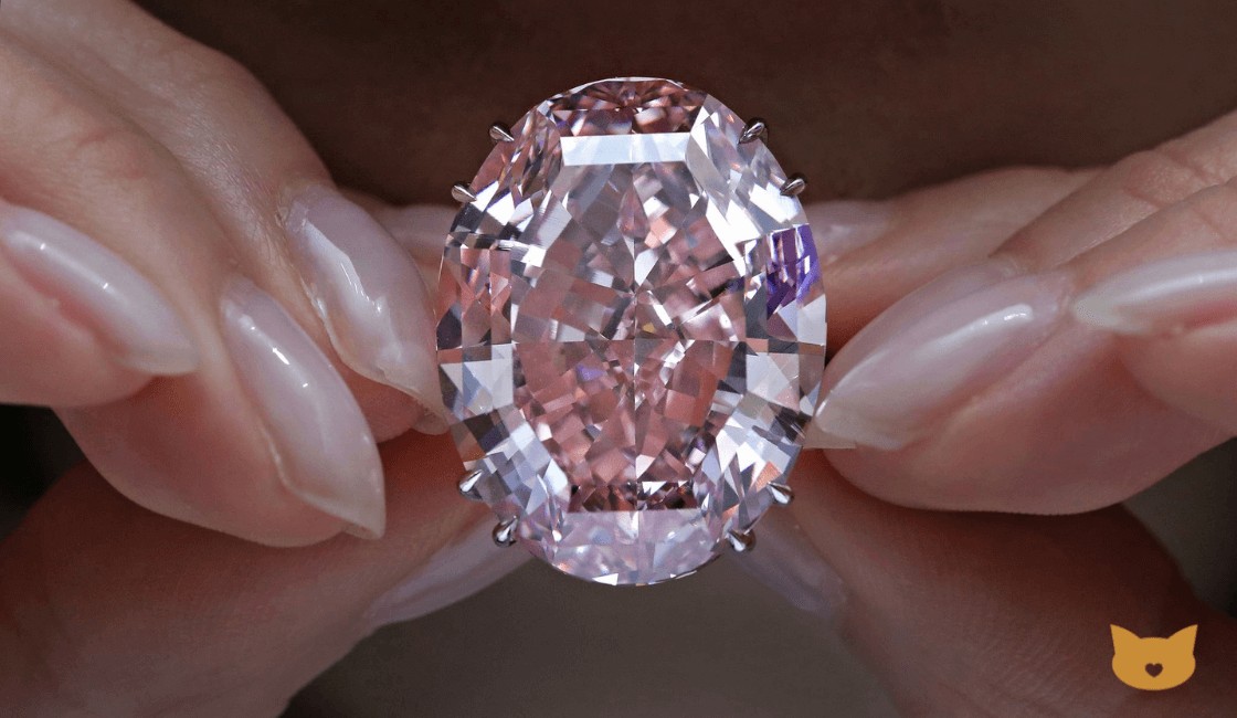5. Anillo de diamante Estrella Rosa (Valorizado en 72 000 0000 USD)