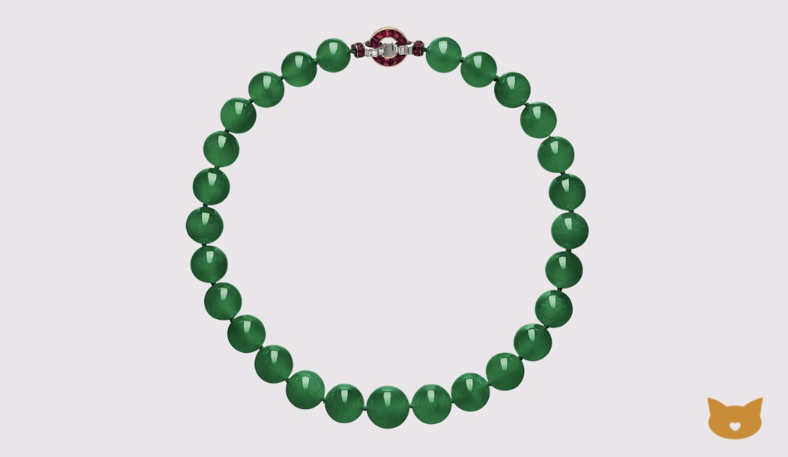 8. Collar ‘Hutton-Mdivani- jadeíta (Valorizado en 27 400 000 USD)