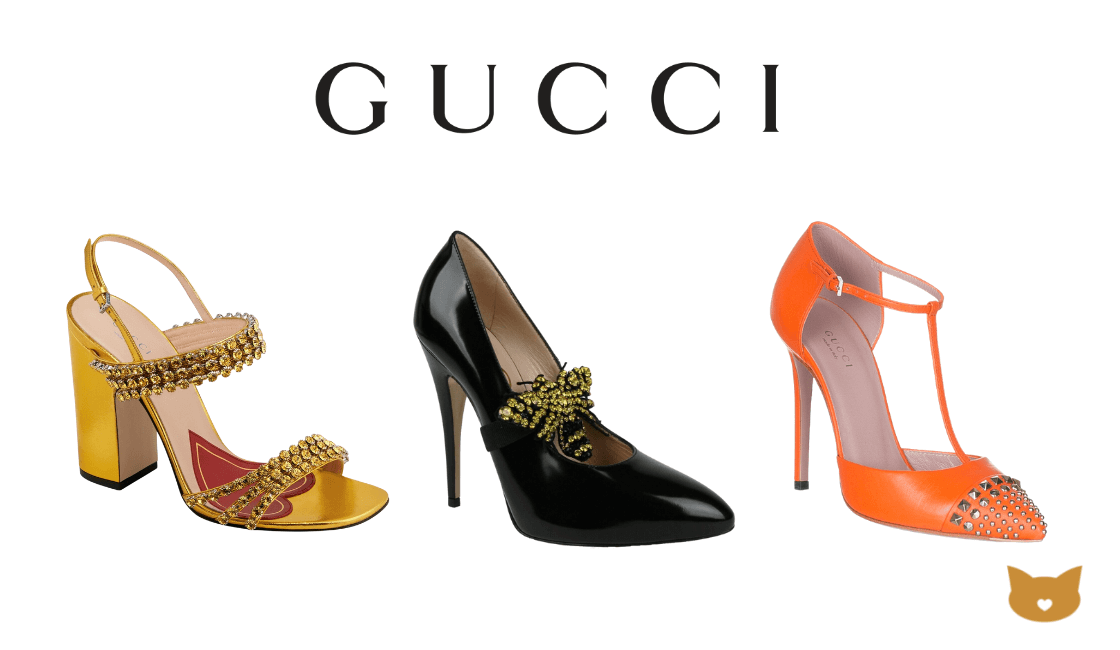 Gucci, la marca de zapatos italianos para mujer más cara, admirable y colorida