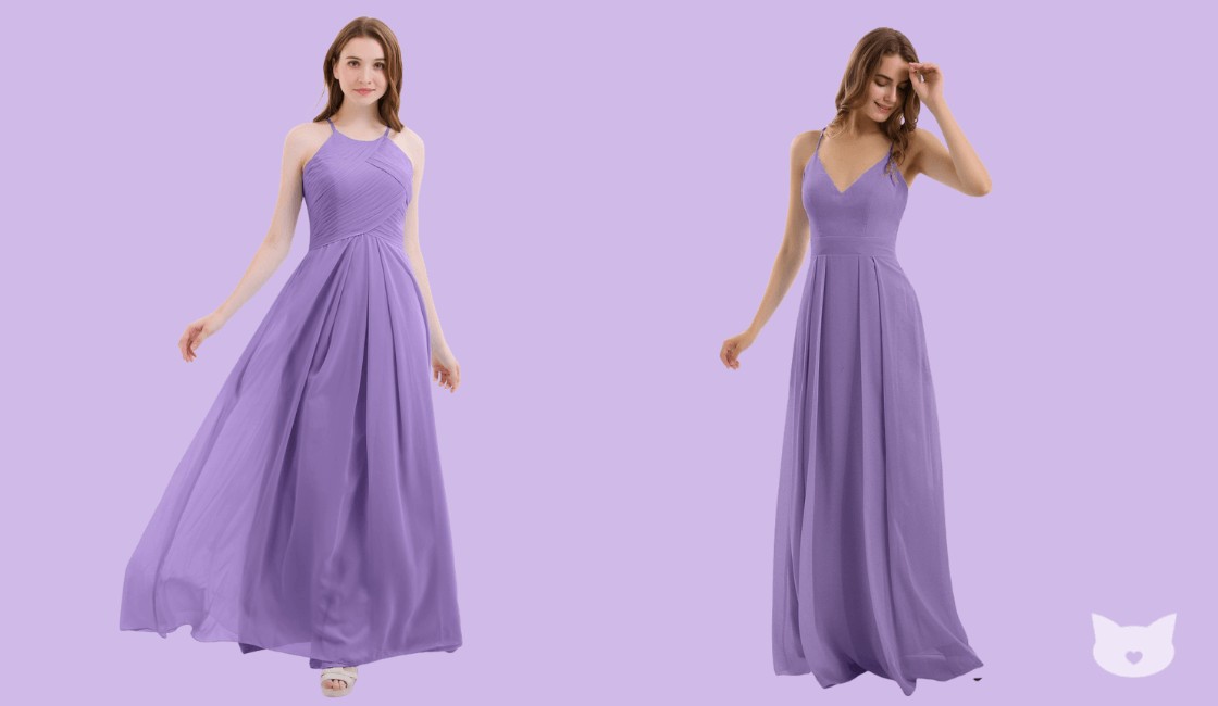 ¿Qué colores se usan para los vestidos elegantes de fiesta?